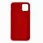 Liquid Silicone Back Cover Case for iPhone 11 Pro Max, Red