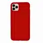 Liquid Silicone Back Cover Case for iPhone 11 Pro Max, Red