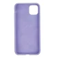 iPhone 11 Pro Max Back Cover Silicone Case, Bright Purple